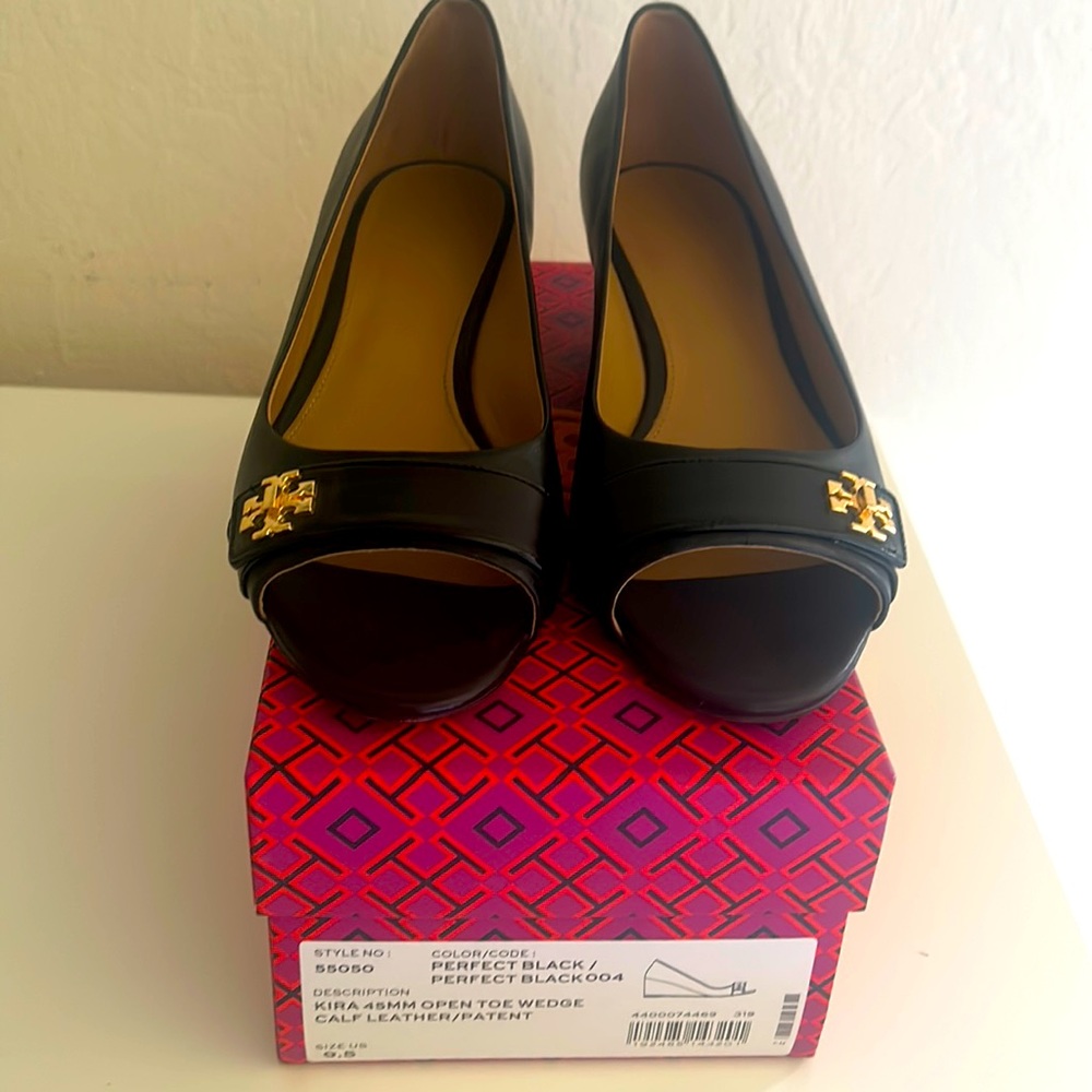 Tory Burch Kira Open-Toe Wedge